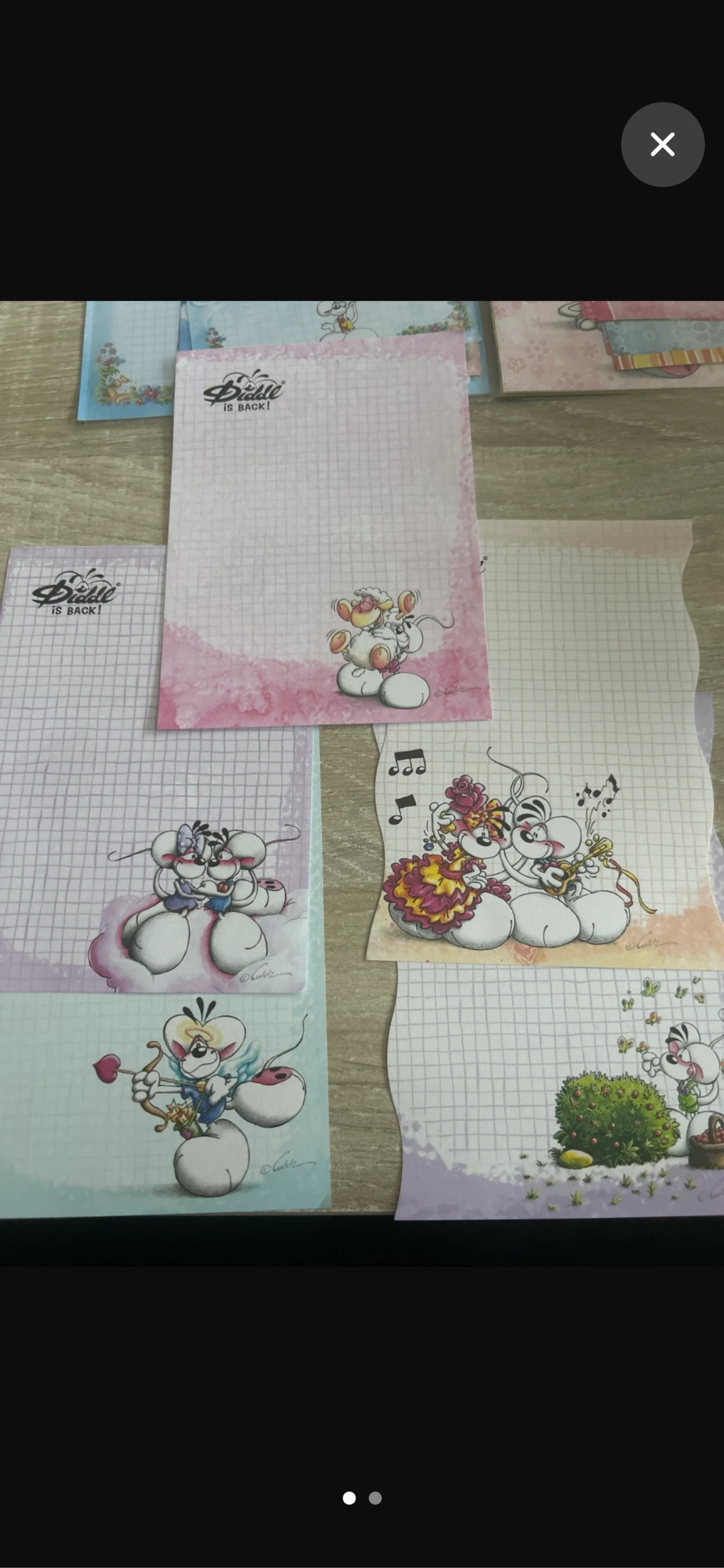 Diddl blaadjes Duitse collectie 